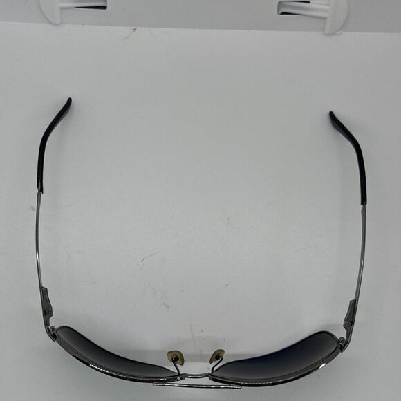 RAY BAN RB3343 004/58 63[]12 3P GUNMETAL POLARIZED FLEX HINGES WRAP SUNGLASSES - Picture 14 of 14